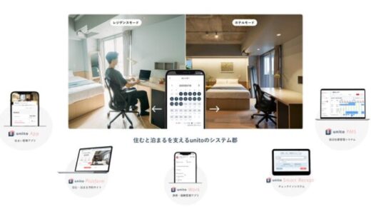 「帰らない日は家賃がかからない」新しい暮らしの開発・提供を行う株式会社Unitoに出資