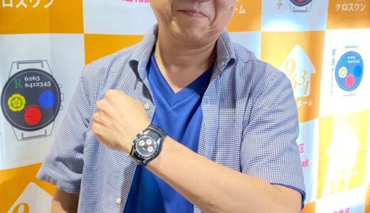 株式会社A.ver 監査役／株式会社とみや教育企画 代表・吉田治彦氏、「信長デイトナ」を装着体験